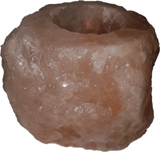 Himanatur Bougeoir en cristal de sel de l'himalaya 700-1000g - 4964